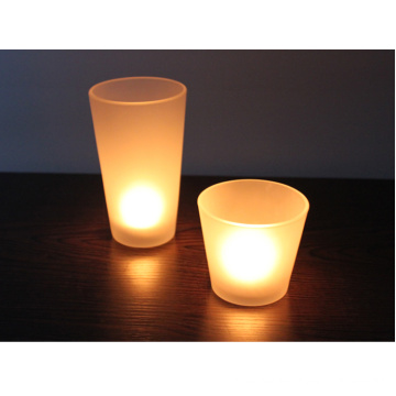 Haonai Factory directly glass candle holder, white glass candle holder